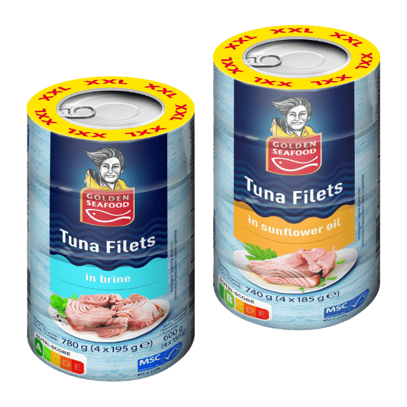 GOLDEN SEAFOOD® - Atum em Posta em Óleo/ ao Natural