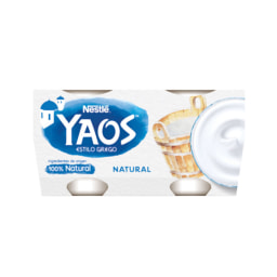 Yaos® Iogurte Grego Natural/ Magro de Morango
