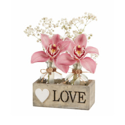 Flores de Orquídea "Love"
