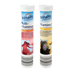 Vitalis® - Pastilhas Efervescentes Multivitaminas/ Vitamina C