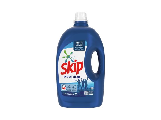 Skip® Detergente Líquido para Roupa Active Clean 60 Doses