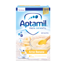 Papa Infantil sem Glúten Arroz Banana