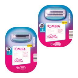 Ombia® - Recargas para Máquina Depilatória 3/6 Lâminas