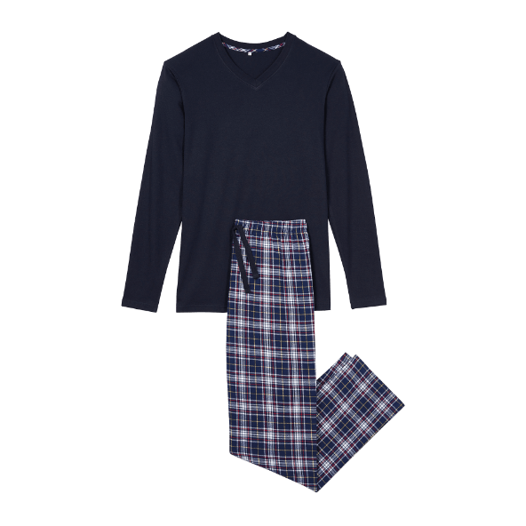 Up2Fashion® - Pijama de Flanela para Homem