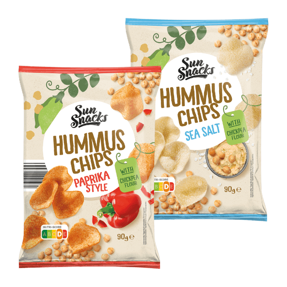 SUN SNACKS® - Chips de Húmus