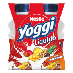 Yoggi® Iogurte Líquido de Frutos Tropicais/ Morango