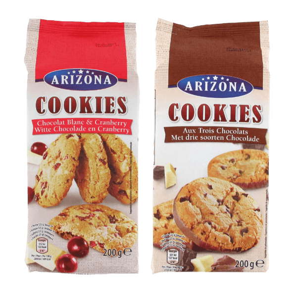 ARIZONA Cookies Com Pepitas de Chocolate