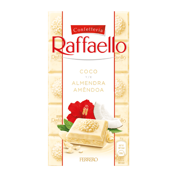 RAFFAELLO - Tablete de Chocolate Branco