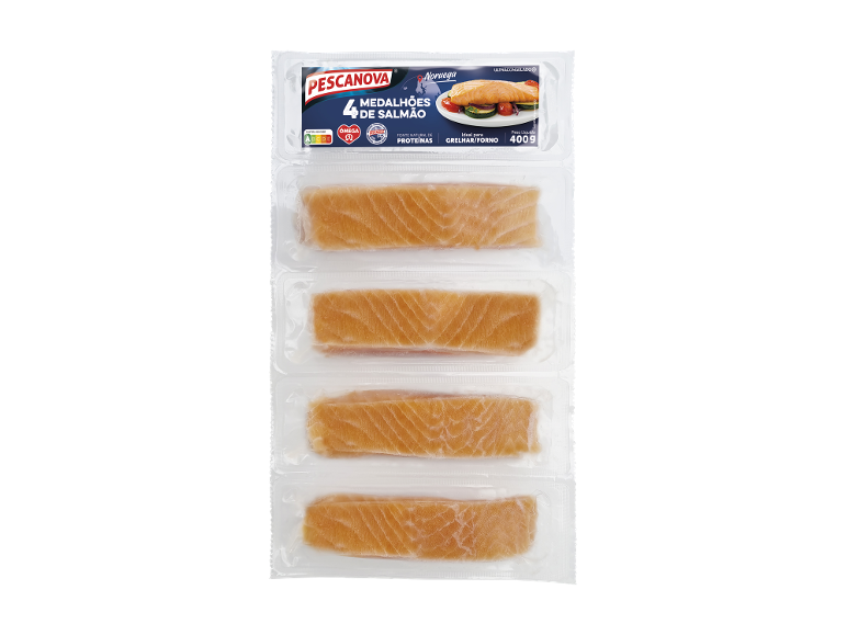 Medalhões de Salmão Ultracongelados
