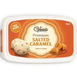 GELATELLI® Gelado de Café / Caramelo Salgado / Chocolate Preto
