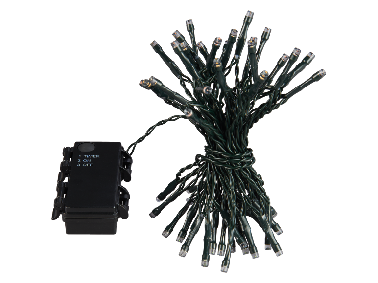 LIVARNO - Corrente de Luzes 50 LED para Exterior