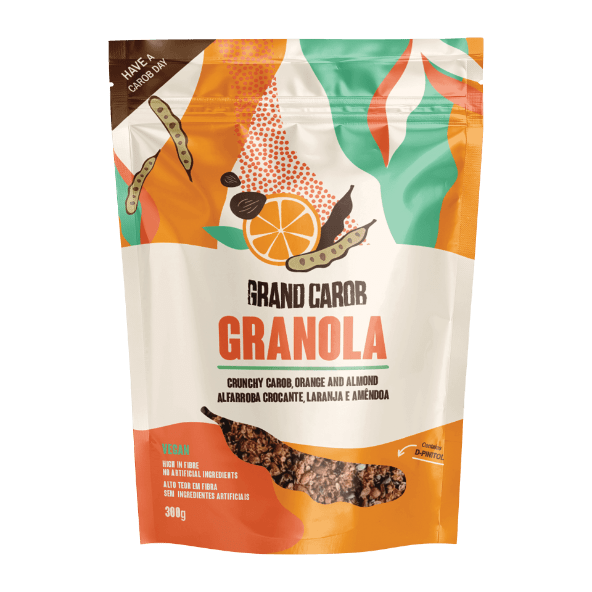 Grand Carob - Granola de Alfarroba/ Laranja e Amêndoa