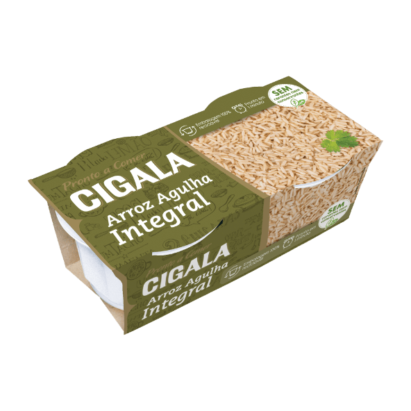 Cigala - Arroz Agulha Integral Pronto a Comer