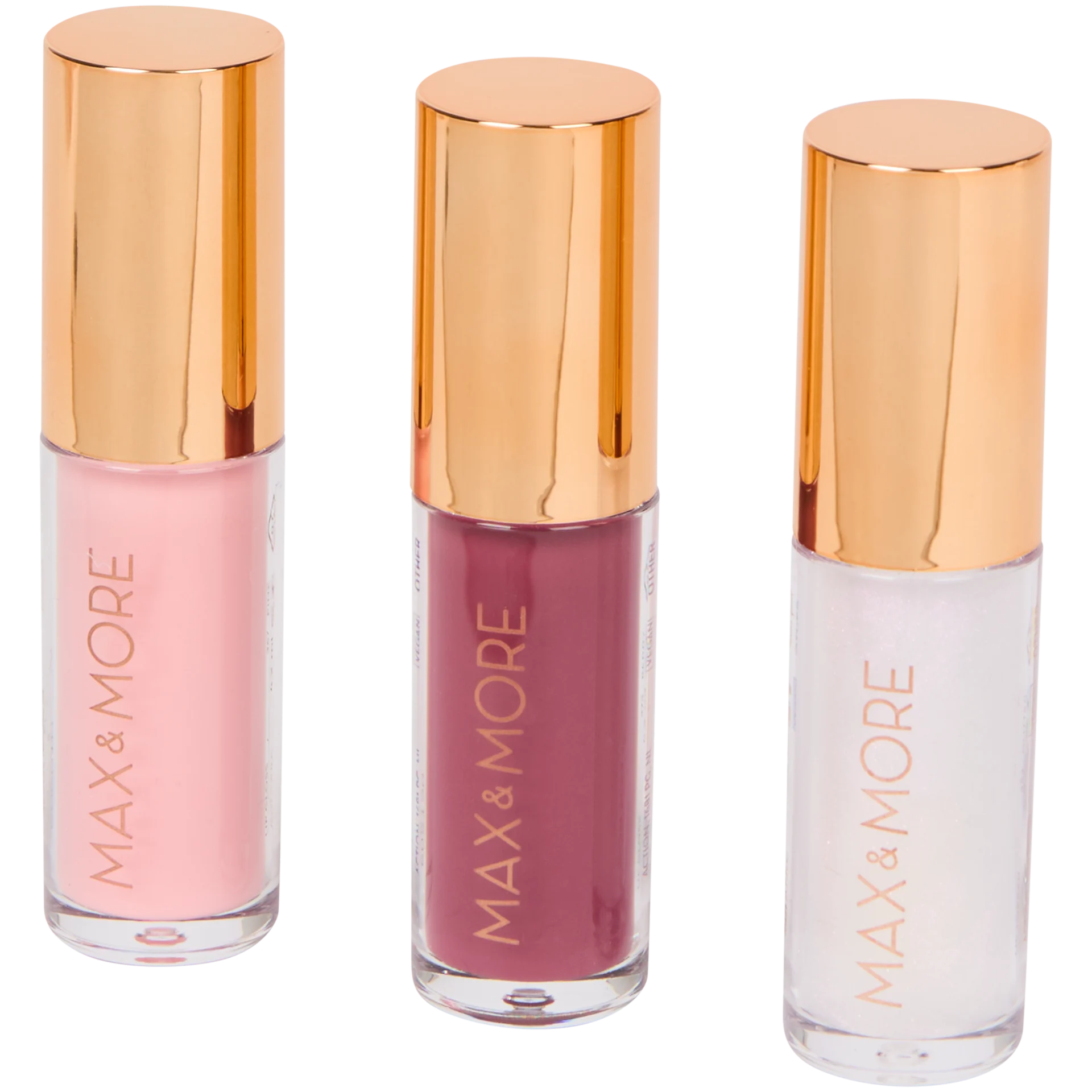Conjunto de lip gloss Max & More