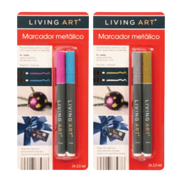 Living Art® - Marcadores Metálicos