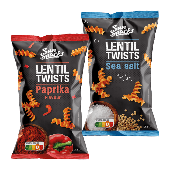 Sun Snacks® - Chips de Lentilhas