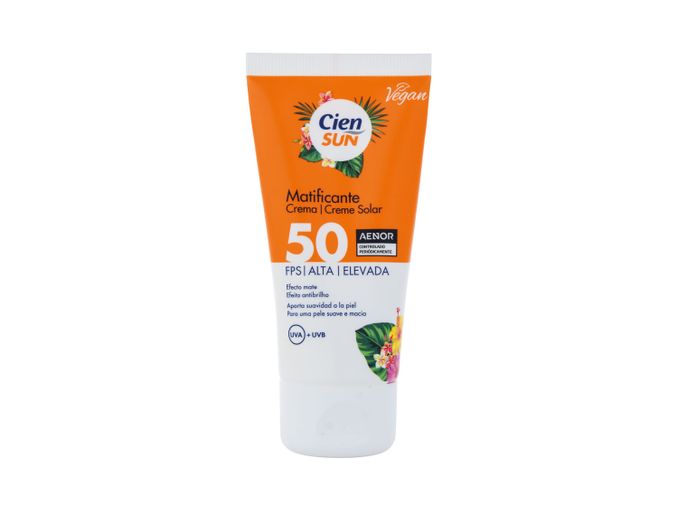 Cien® Creme Solar Facial Matificante FPS50