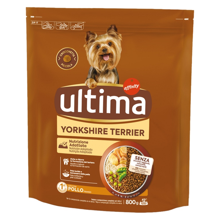 ULTIMA - Ração para Cão Adulto Yorkshire Terrier com Frango