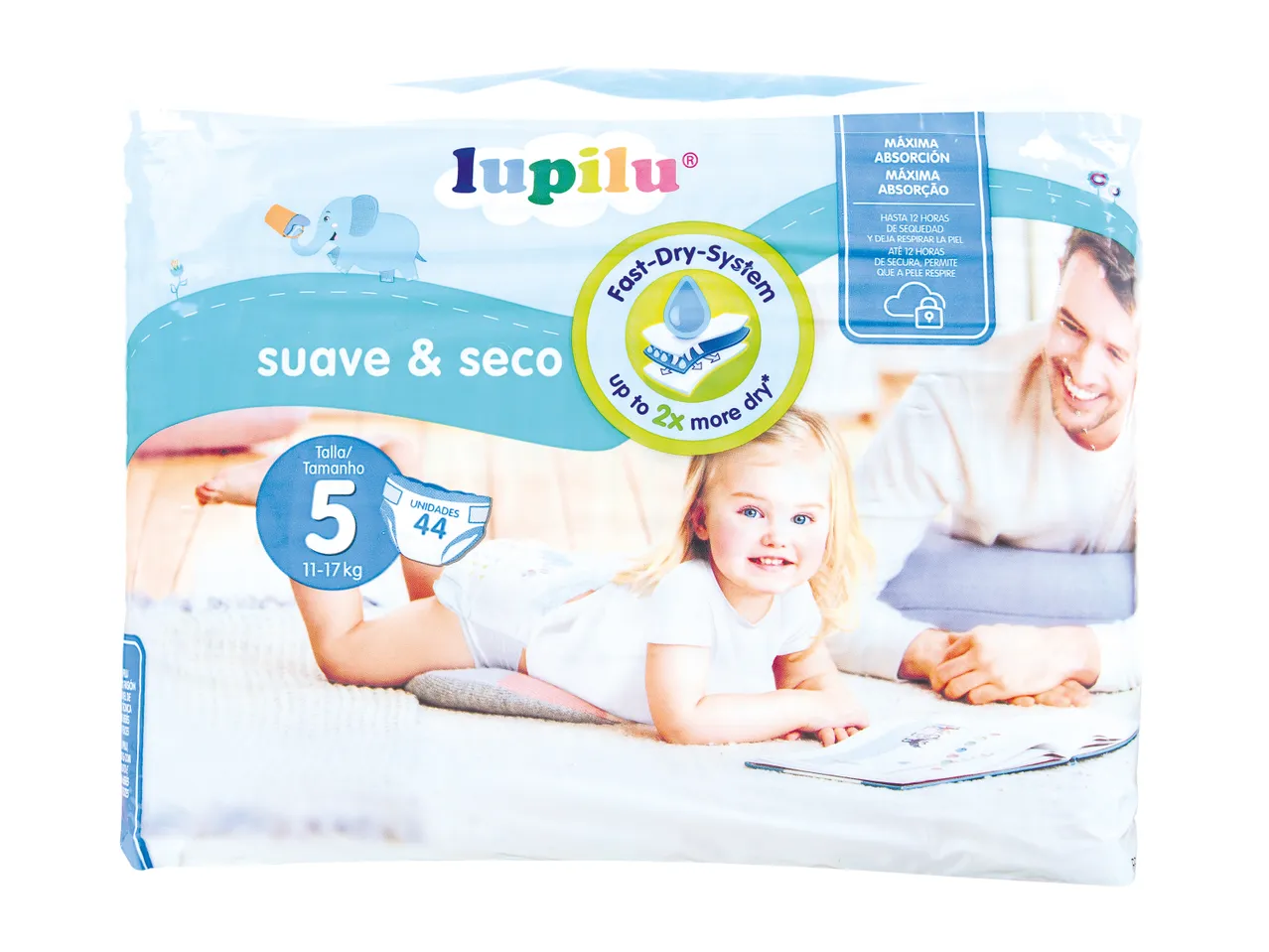 Lupilu® Fraldas Junior T5/ Midi T3/ Maxi T4