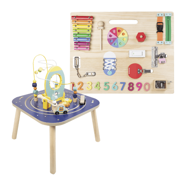 TOYLINO® - Painel Sensorial/ Mesa de Atividades