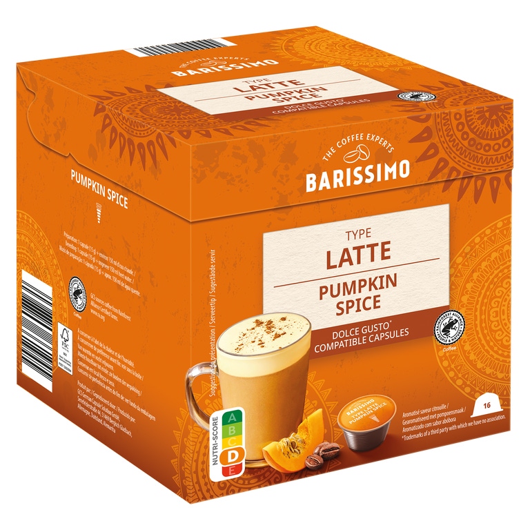 BARISSIMO® - Cápsulas de Café Pumpkin Latte