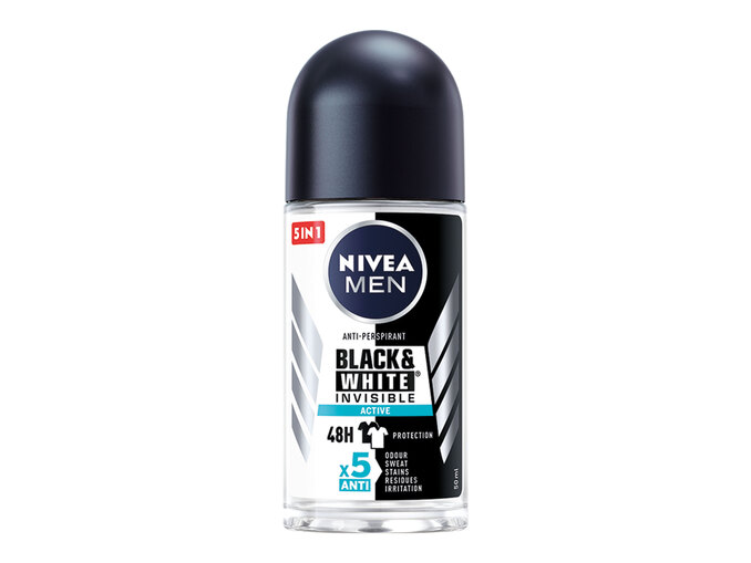 Nivea® Desodorizante em Spray/ Roll-on Invisible Black&White Active