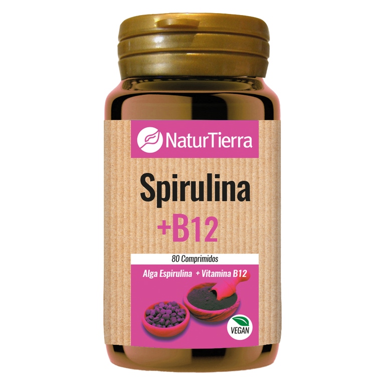 NATURTIERRA - Espirulina + B12