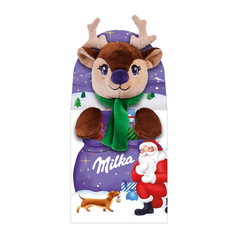 MILKA - Bonecos de Peluche com Chocolates