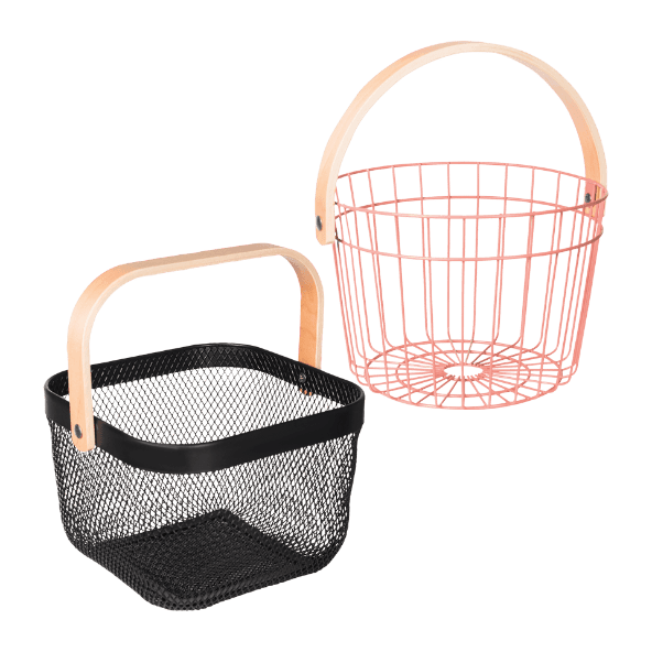 HOME CREATION® - Cesta de Metal