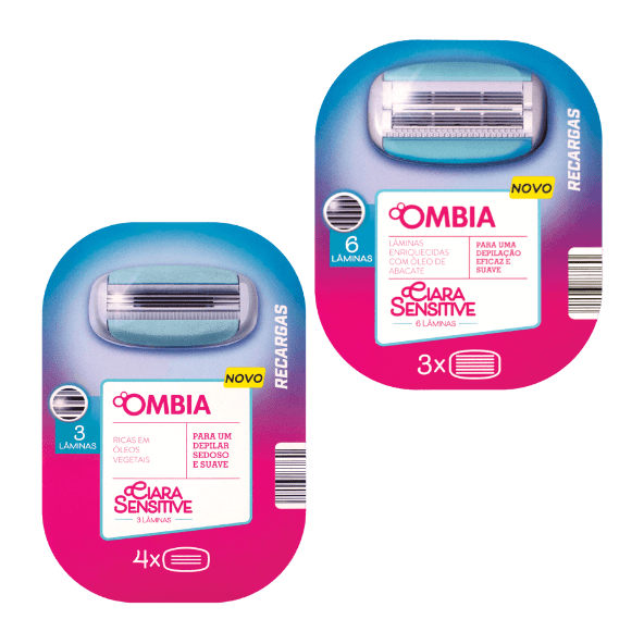 Ombia® - Recargas para Máquina Depilatória