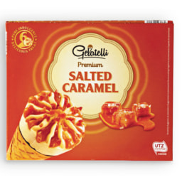 GELATELLI® Gelado Cone Caramelo Salgado