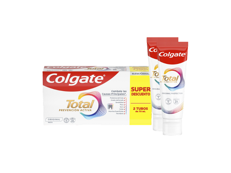 Pasta dos Dentes Total Regular Pack Duplo
