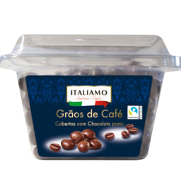 Italiamo® Café Torrado em Grão Coberto com Chocolate Preto
