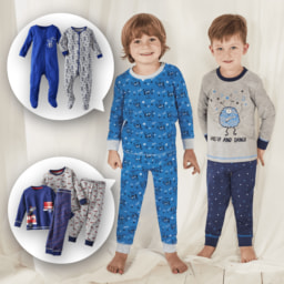 POCOPIANO® Pijama para Menino, Pack de 2