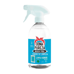 Dona Pureza - Spray de Vinagre Limpa-vidros