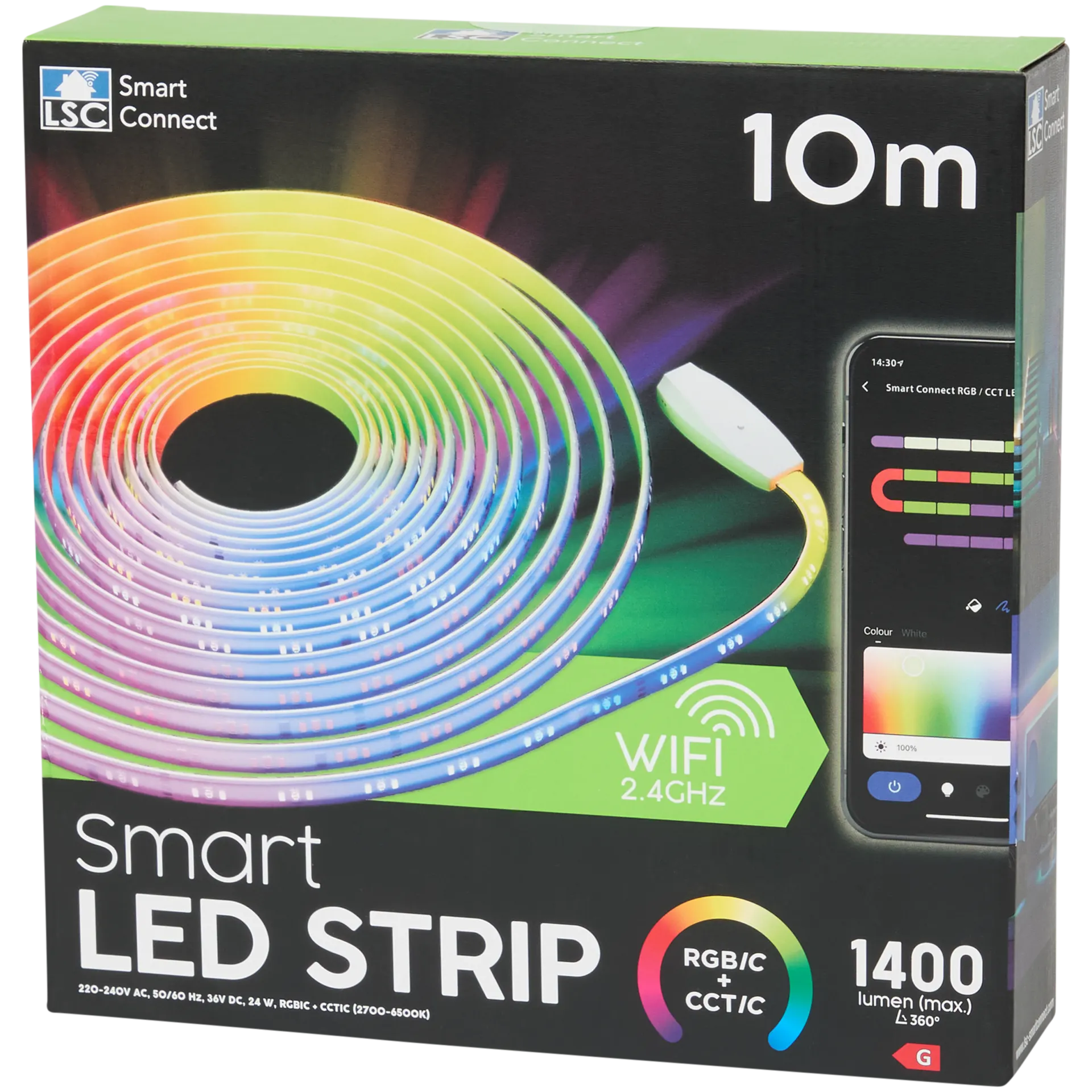 Fita LED RGB inteligente LSC Smart Connect