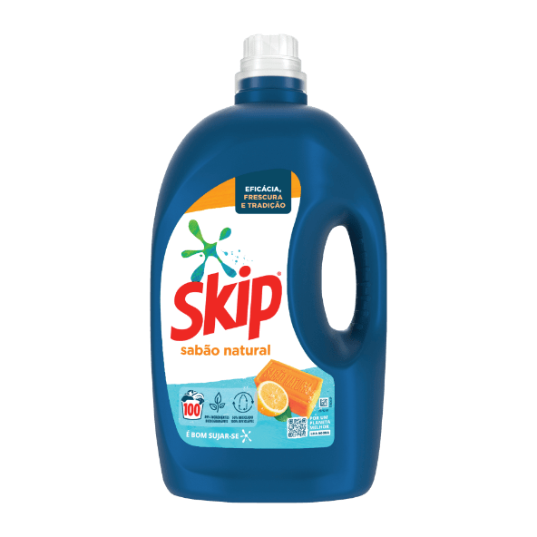 SKIP - Detergente Líquido para Máquina da Roupa Sabão Natural