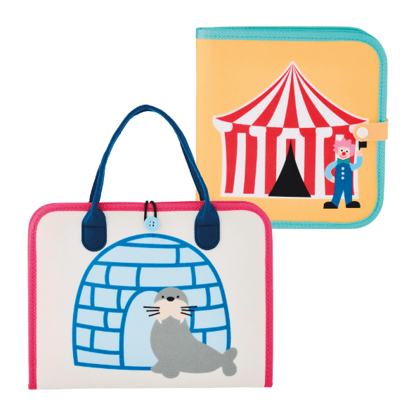 TOYLINO® - Mala/Livro Montessori em Feltro