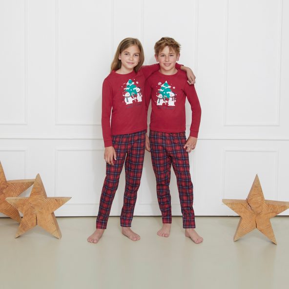 Pocopiano® Pijama de Natal para Criança