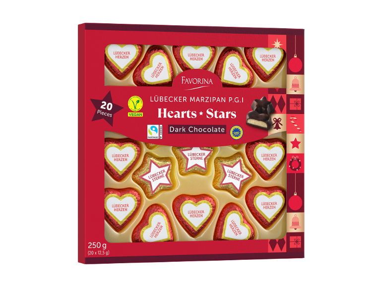 Corações e Estrelas de Maçapão