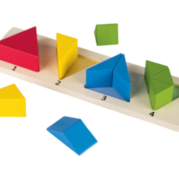 Playtive® Puzzle em Madeira de Figuras Geométricas