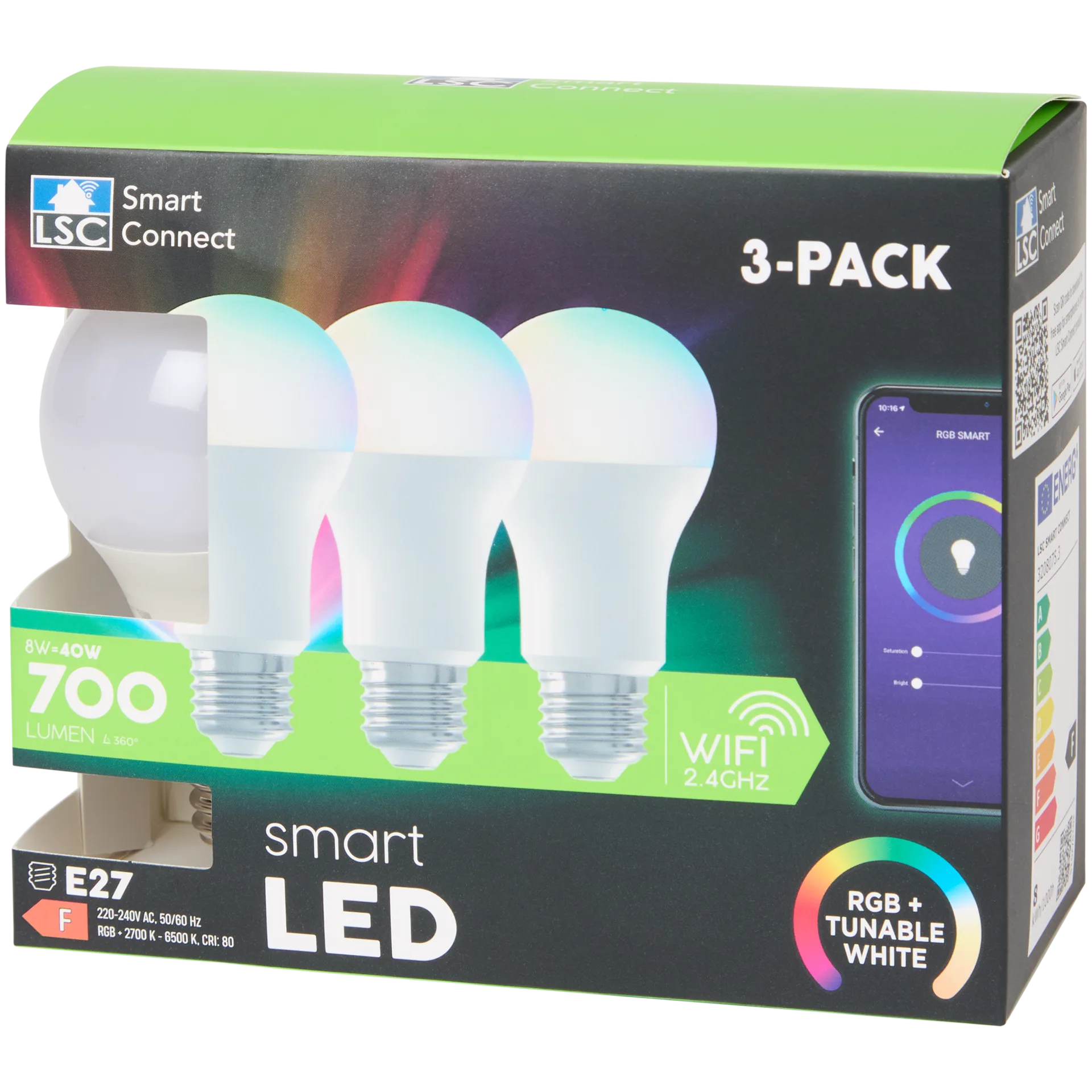 Luzes LED inteligentes LSC Smart Connect