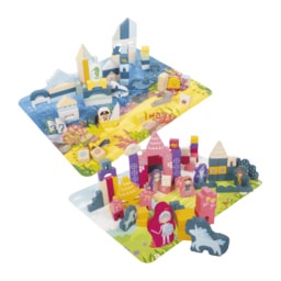 TOYLINO® - Blocos de Construção com Puzzle