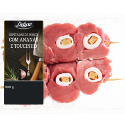 Deluxe® Espetadas do Lombinho de Porco com Ananás e Toucinho