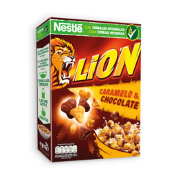LION® Cereais de Caramelo e Chocolate
