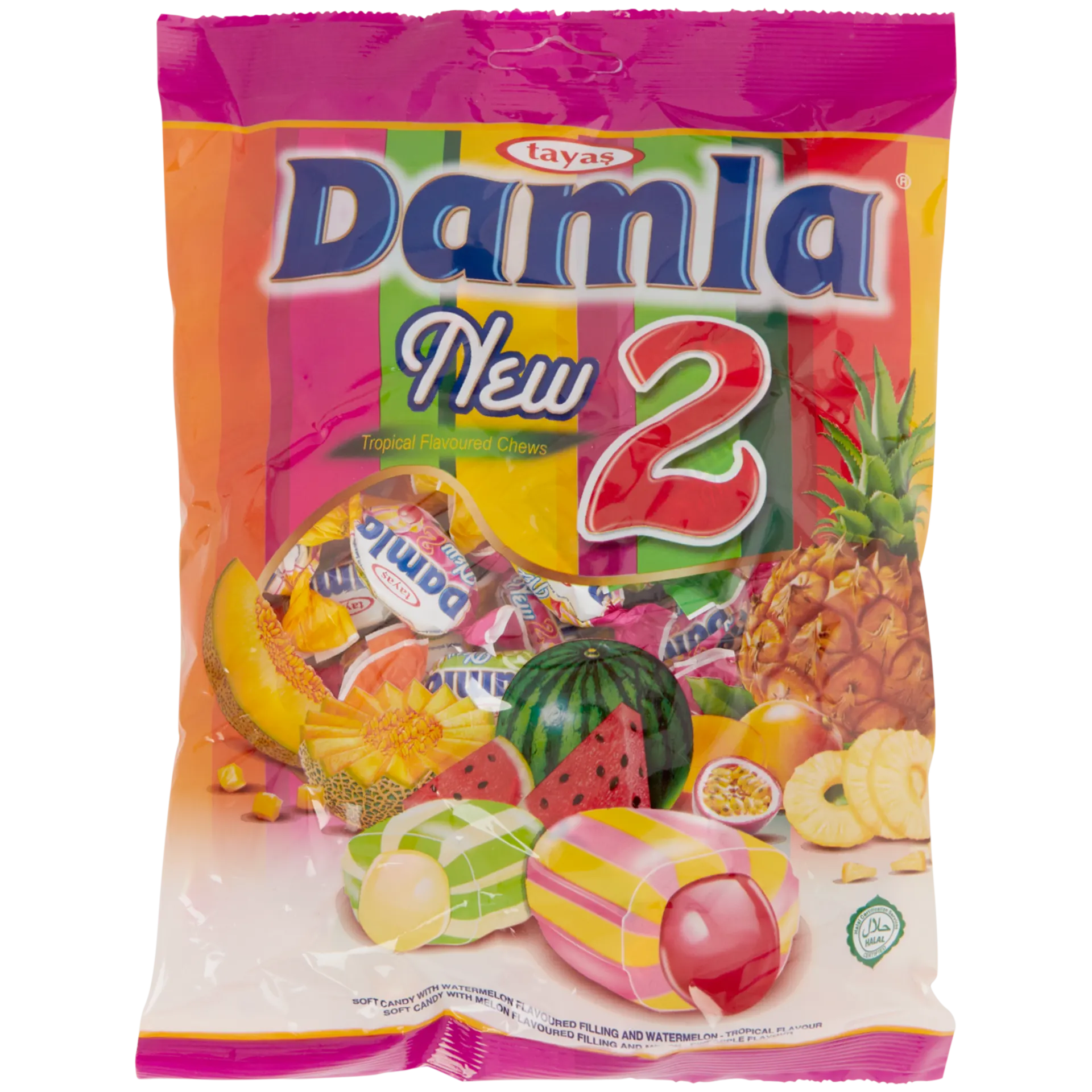 Doces de frutos tropicais Tayas Damla