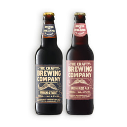 THE CRAFTY BREWING COMPANY® Cerveja Irlandesa Artesanal Stout / Red Ale