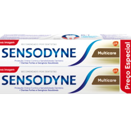 Sensodyne® Pasta Dentífrica Multicare Pack Duplo