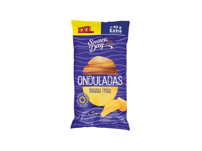 SnackDay® Batatas Fritas Onduladas XXL