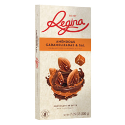 Regina® Chocolate de Leite com Amêndoas Caramelizadas